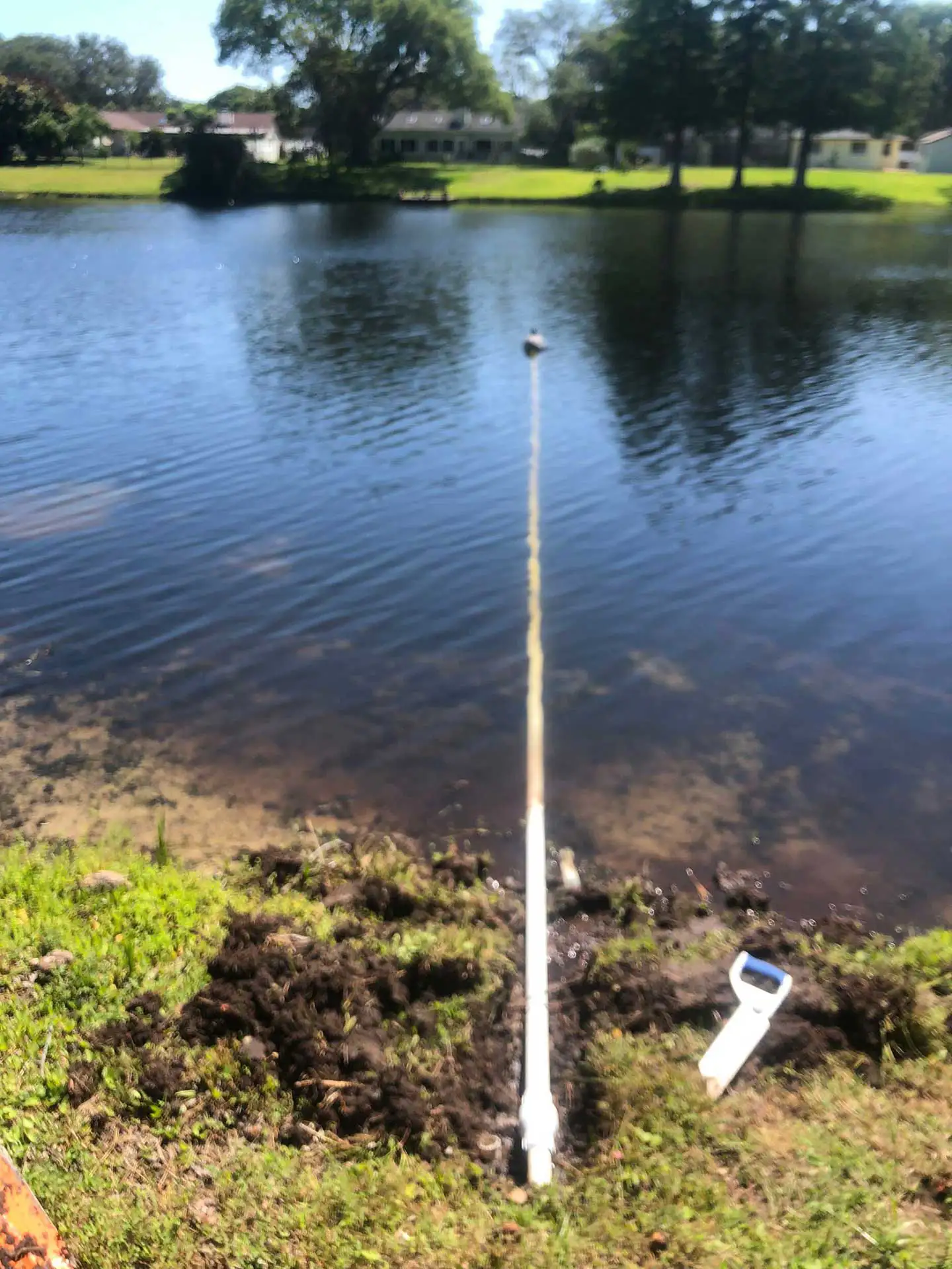 Water drainage system installation